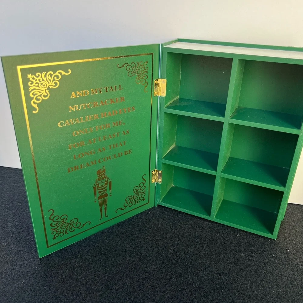 Target Christmas Decorative Storage Book Nutcracker